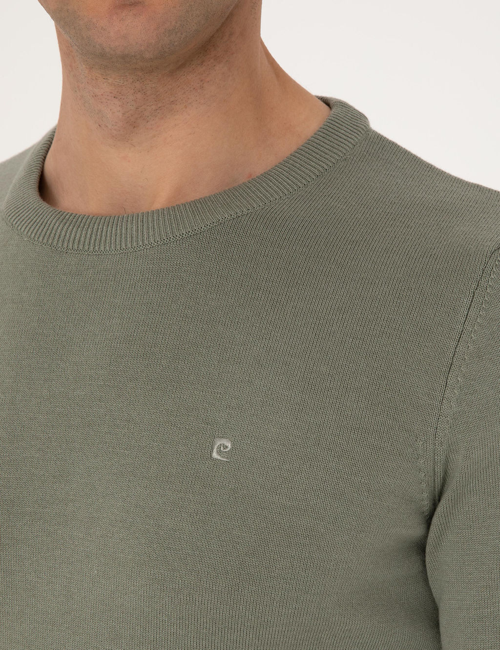 Ada _ay_ Slim Fit Bisiklet Yaka Basic Triko Kazak - Pierre cardin фото 7