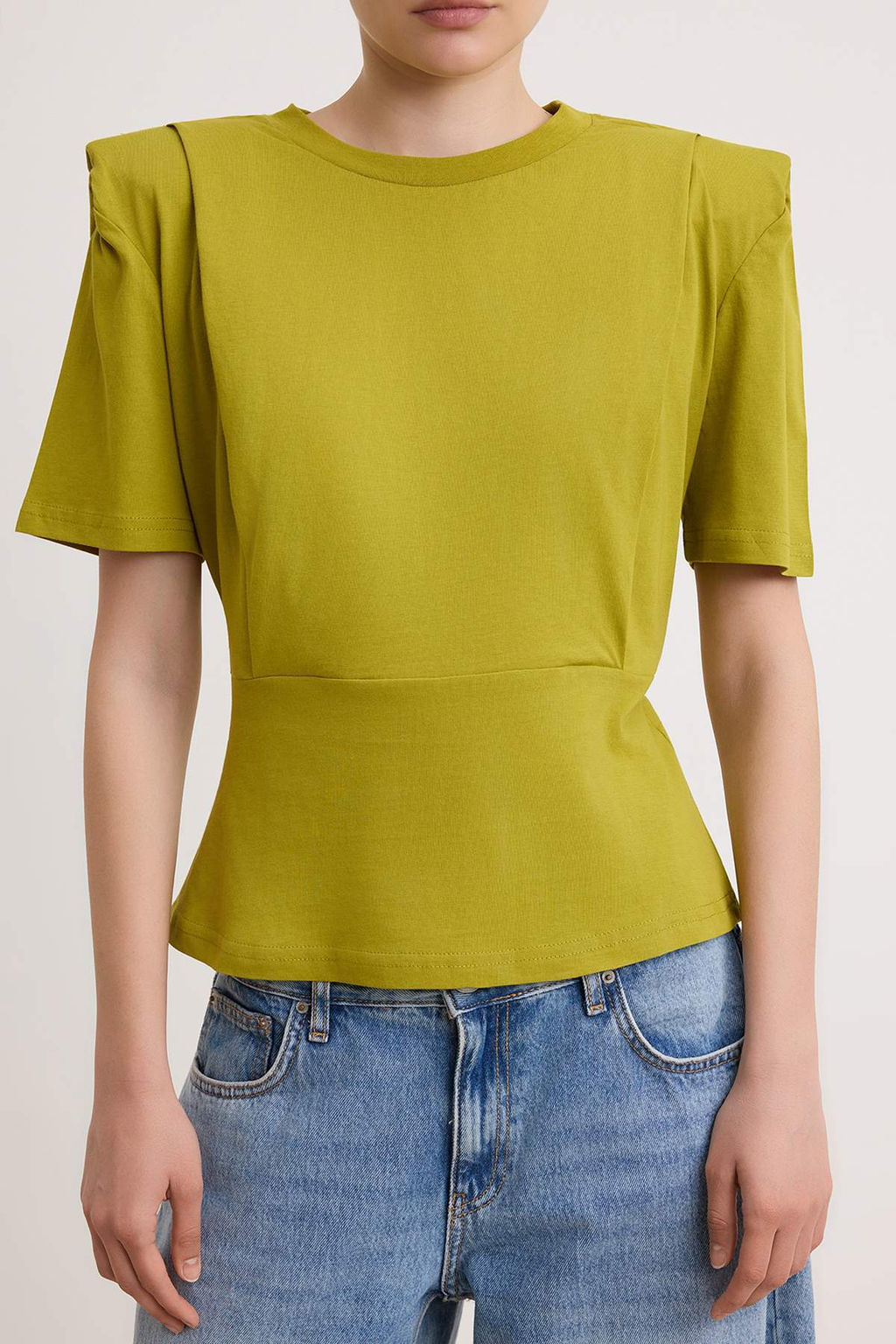 Siyah Duz Regular Bisiklet Yaka Standart Kol K?sa %100 Pamuk Orme T-Shirt TWOSS26TS00250 - Trendyolmilla фото 7