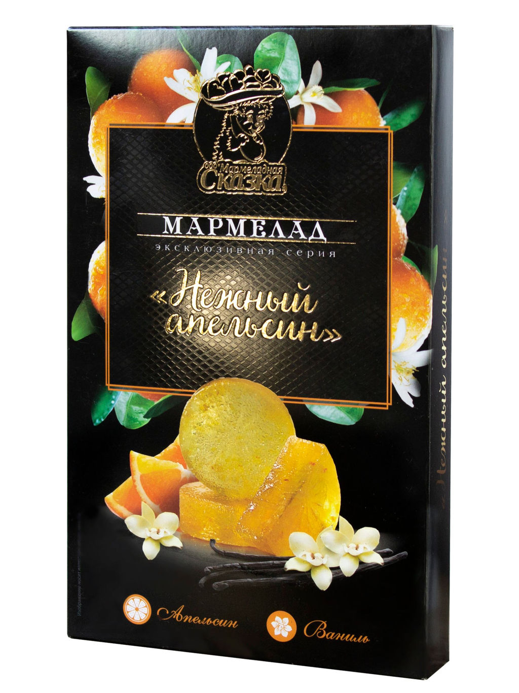 Мармелад желейный формовой "Нежный апельсин" 170гр (апельсин и ваниль)