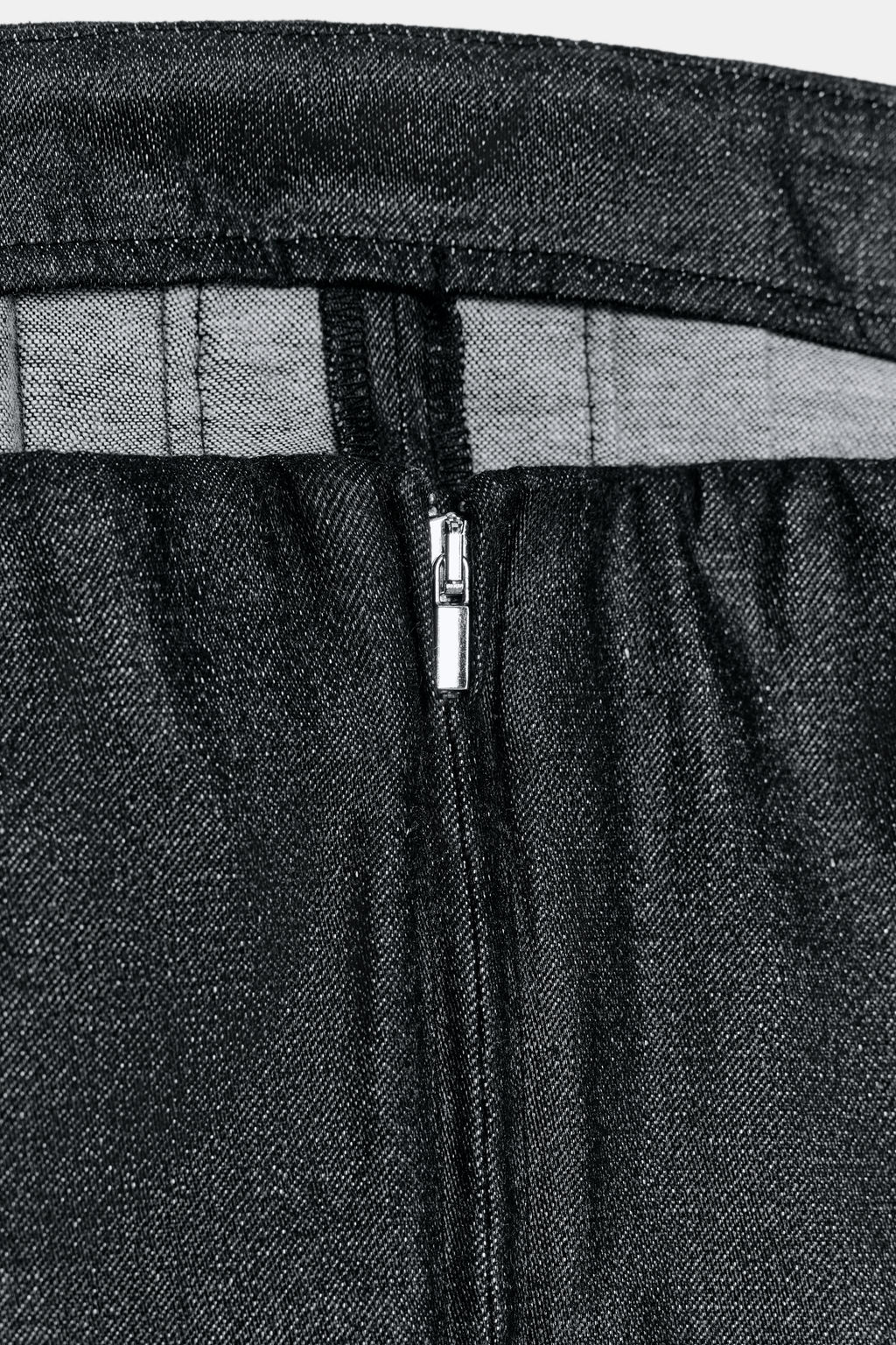 VESTIDO MIDI DENIM TRF PALABRA D EHONOR / Negro - Zara фото 8