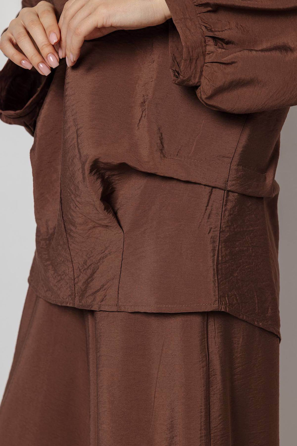 Блузка женская 4374/05/Коричневый