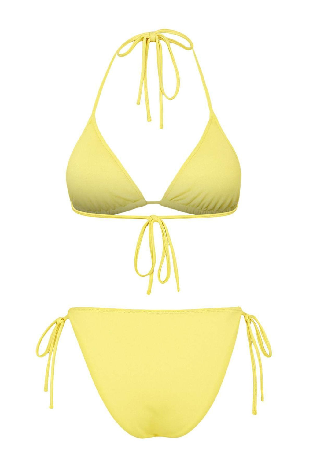 TRENDYOLMILLA Pembe Parlak Ucgen Normal Bel Brazilian Kaps?z Bikini Tak?m? TBESS25BT00160  фото 6