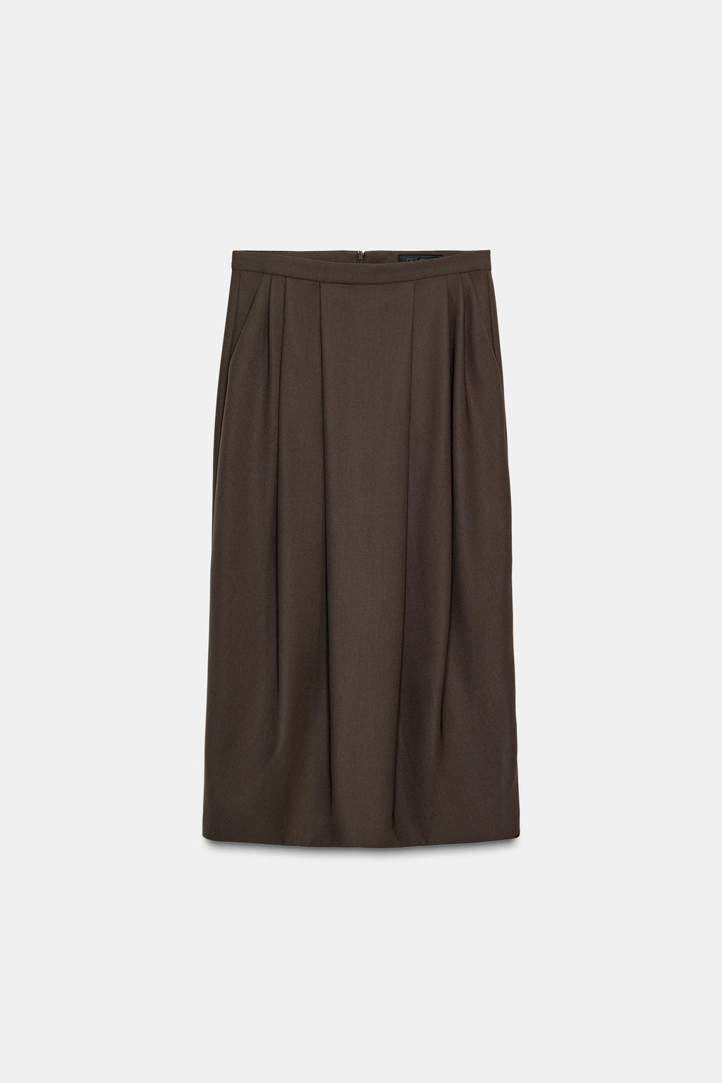 PLEATED WOOL SKIRT ZW COLLECTION - Zara фото 7