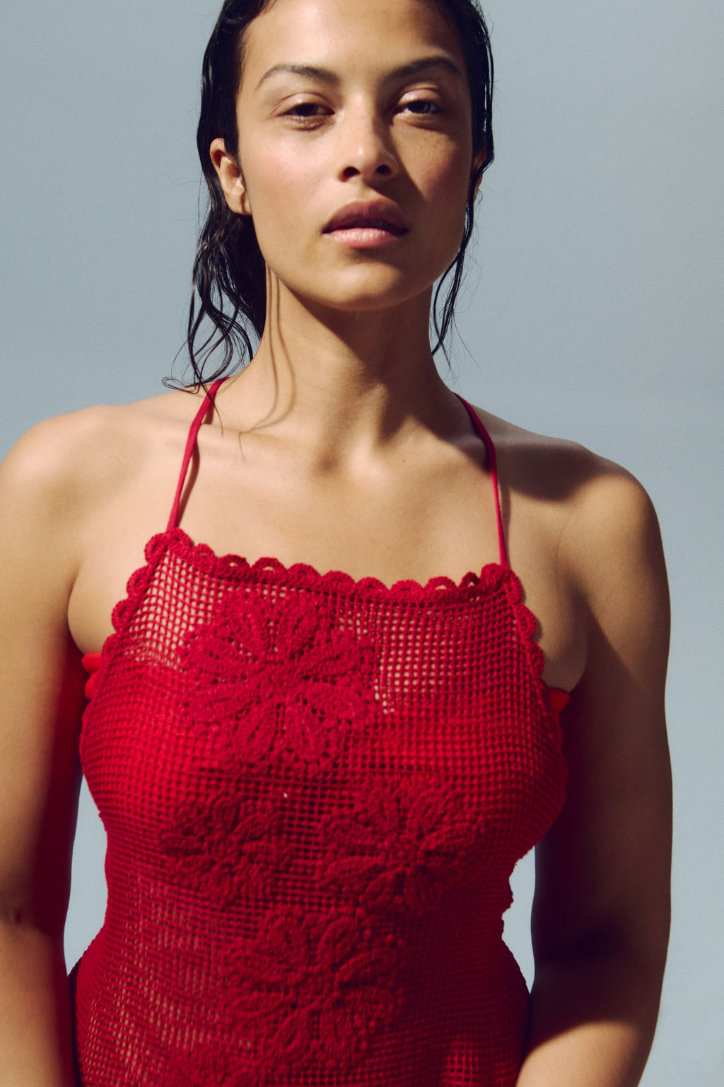 Vestido playero efecto crochet - H&m фото 2