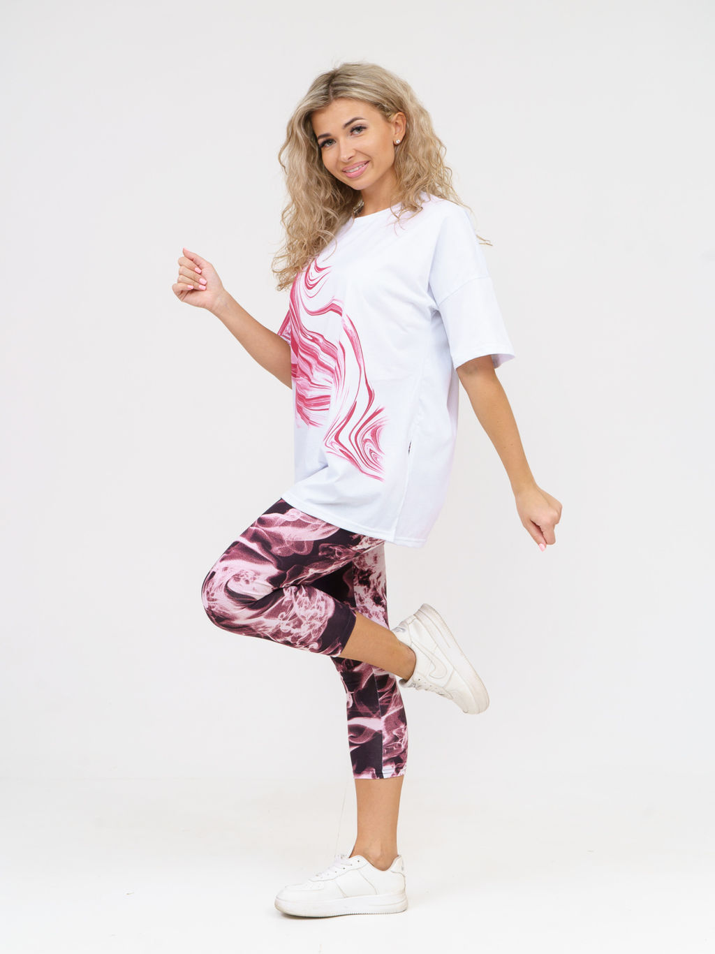 909 Костюм "белый/бордо"