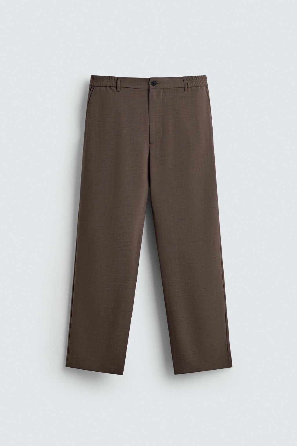 PANTAL?N FLUIDO RELAXED FIT / Gris claro - Zara фото 6