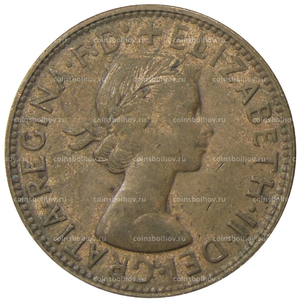 Монета 1 пенни 1962 года Австралия