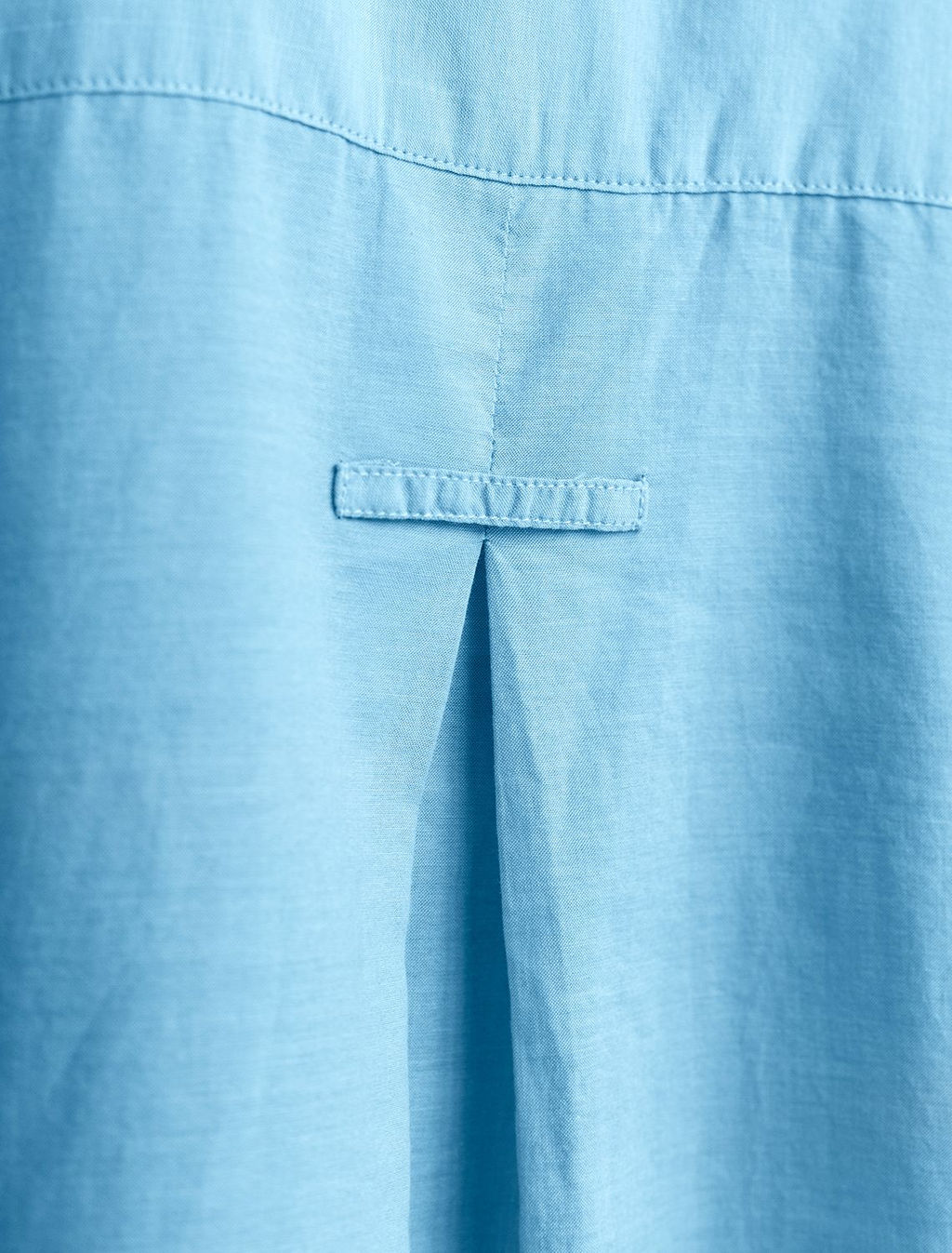 Блузка свободная с карманом из хлопка - Vilatte фото 4