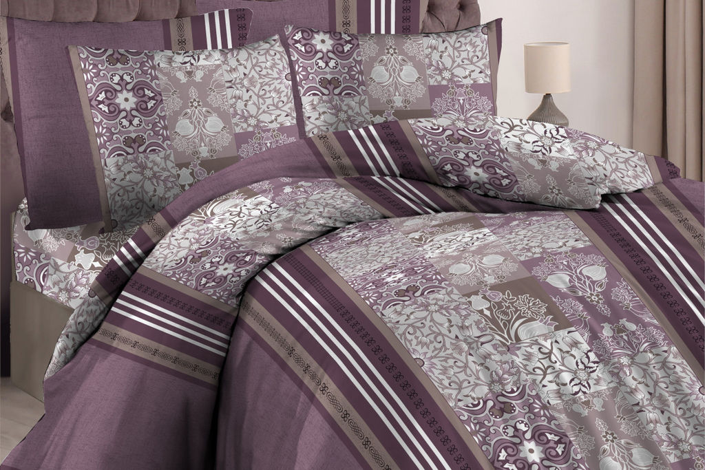 КПБ 1,5 сп бязь 120гр/м2 Текстильная коллекция (Орлеан-2)