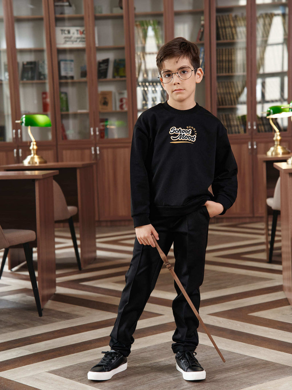 Брюки Черные 7+ - Bungly фото 9