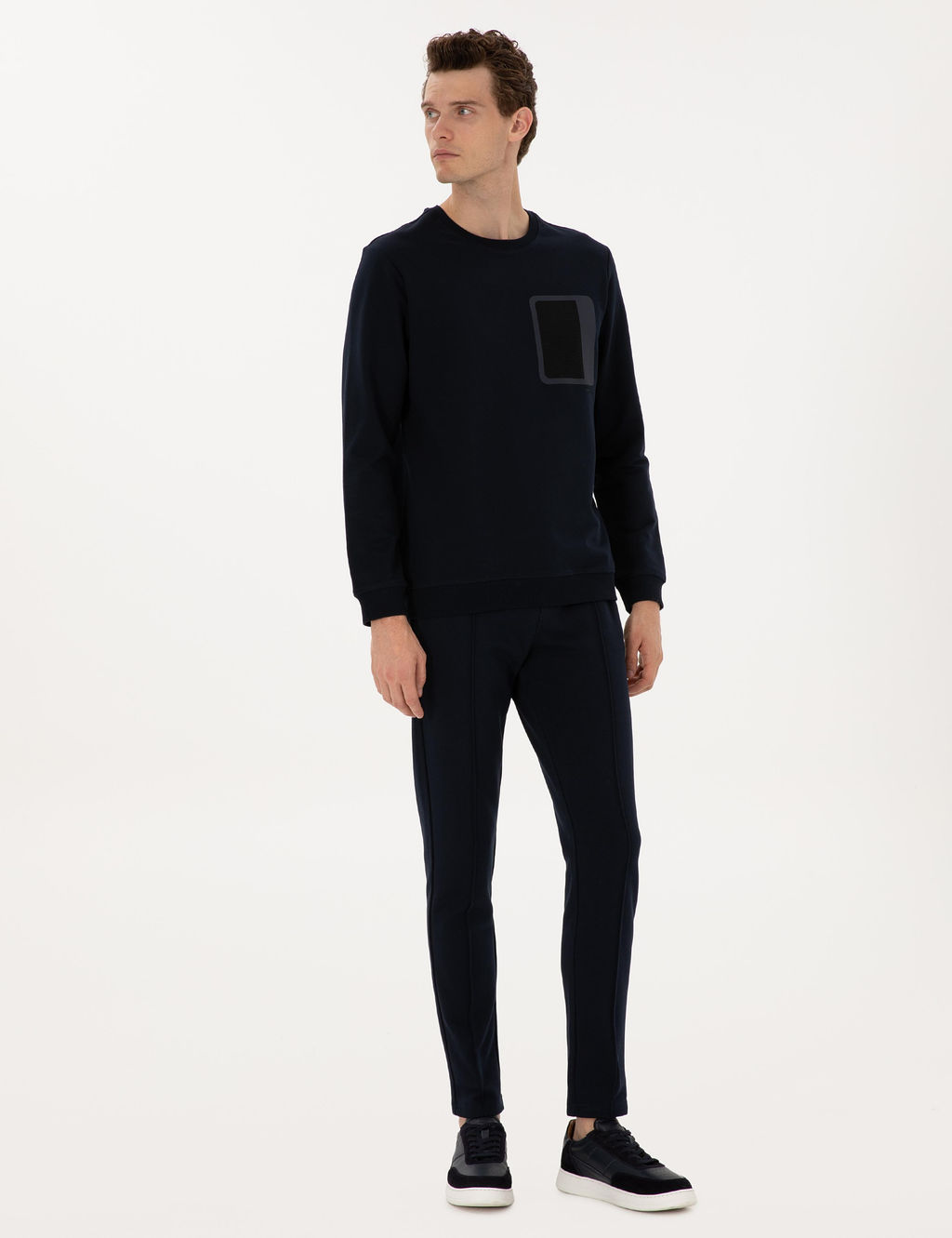 Lacivert Regular Fit Sweatshirt - Pierre cardin фото 4