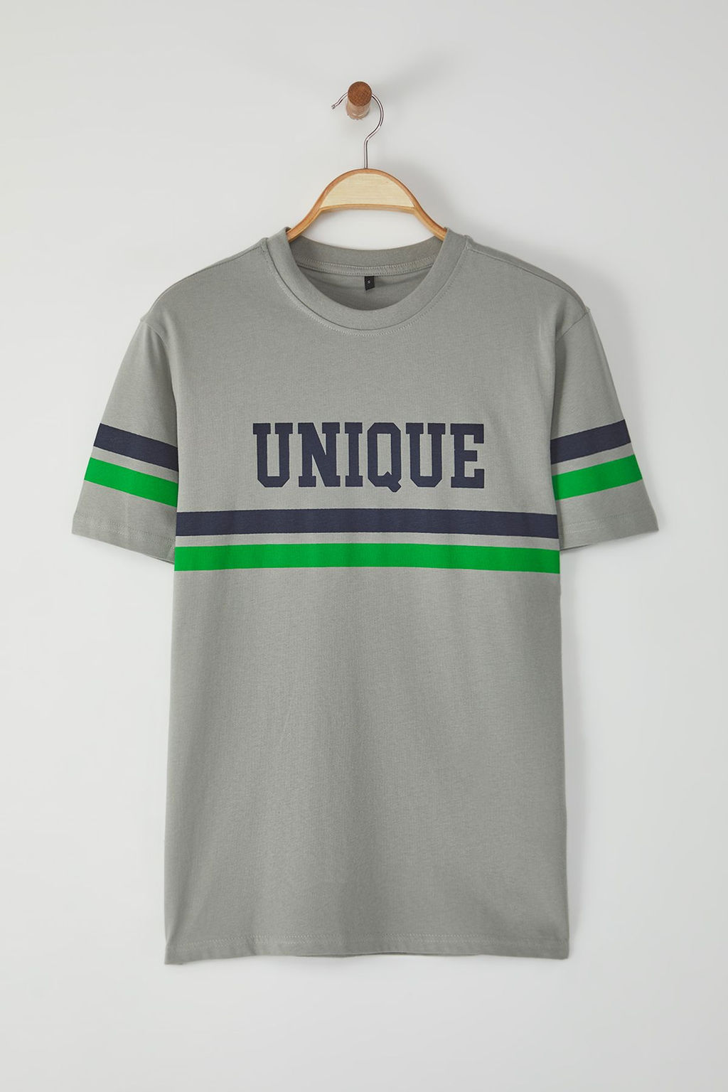 TRENDYOL MAN Gri Regular/Normal Kesim Kolej Bask?l? %100 Pamuk T-Shirt TMNSS20TS1836 - Trendyolmilla фото 15