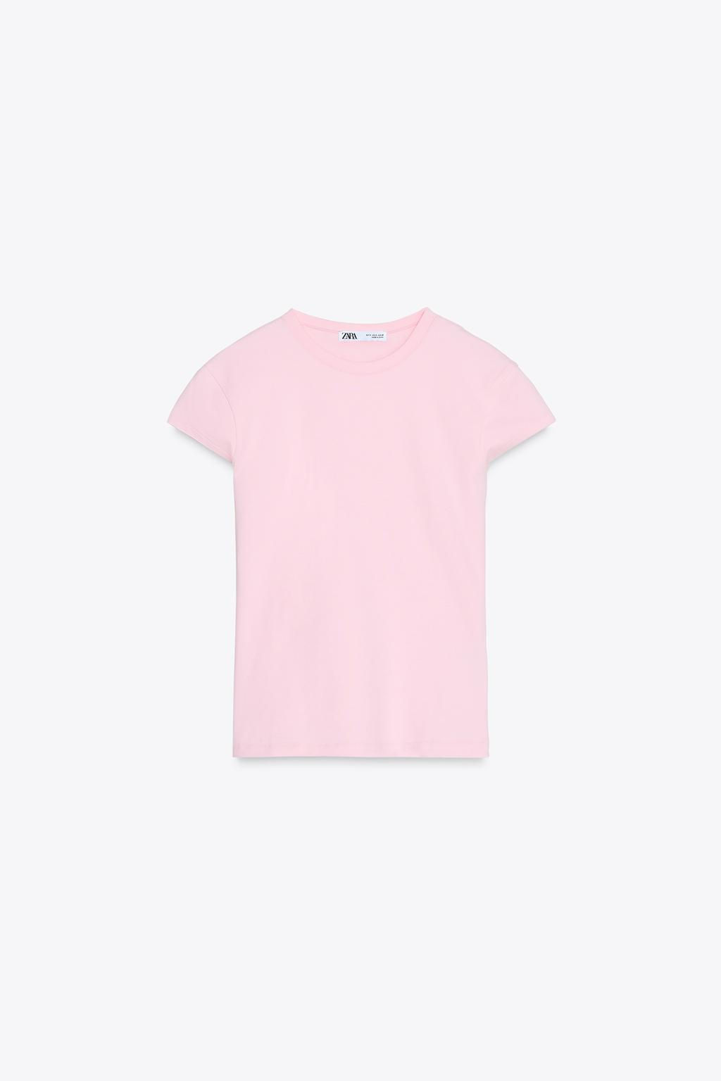 SLIM FIT SHORT SLEEVE T-SHIRT - Zara фото 5