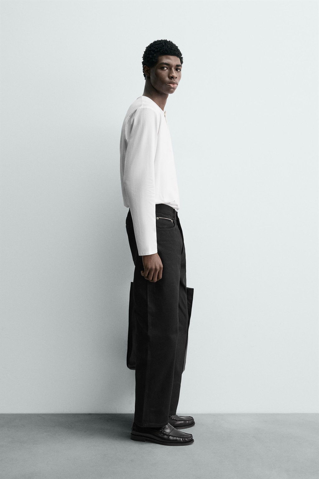 SELVEDGE FLARE FIT JEANS - Zara фото 4