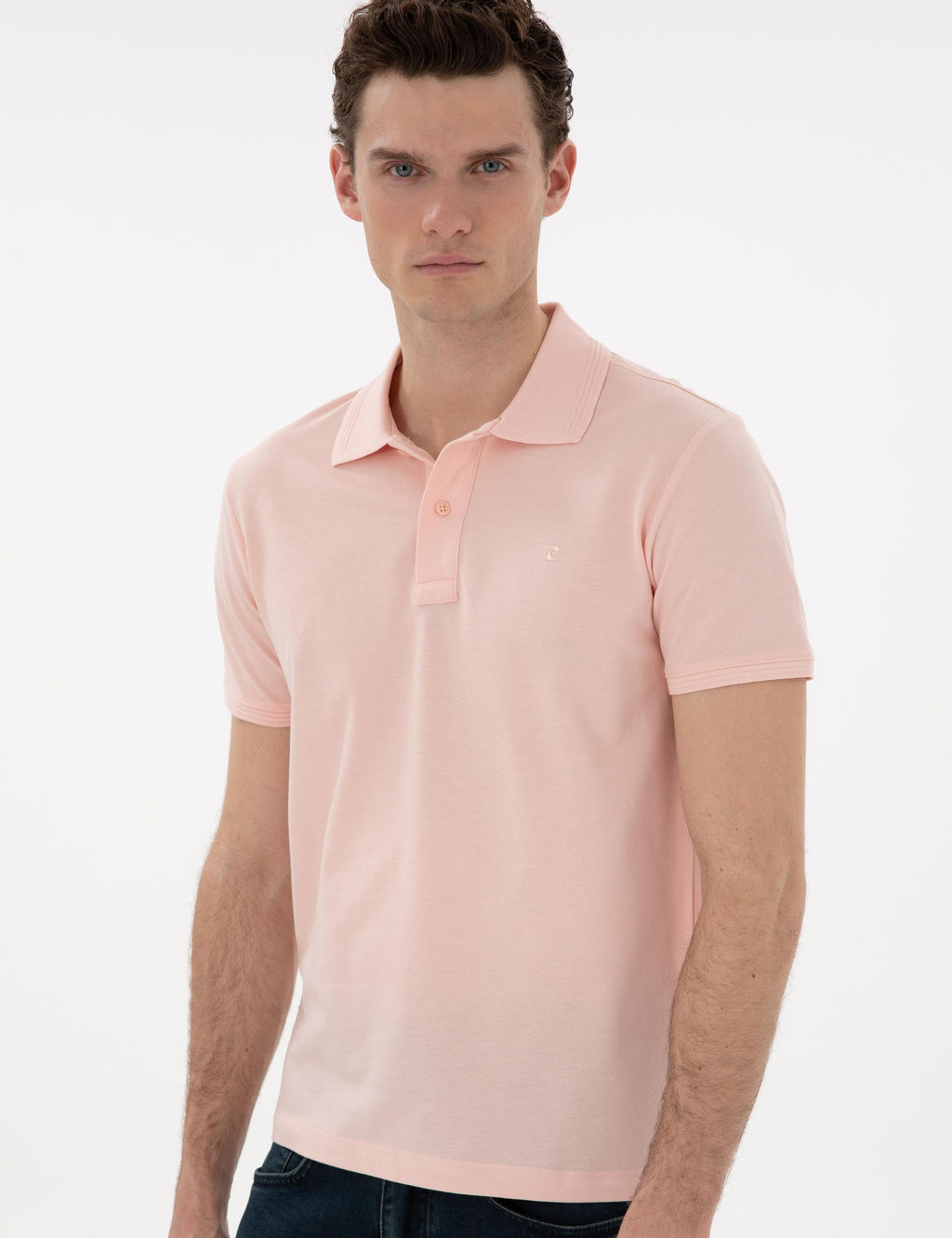 Pudra Slim Fit K_vr_lmaz Polo Yaka Basic Ti__rt - Pierre cardin фото 3