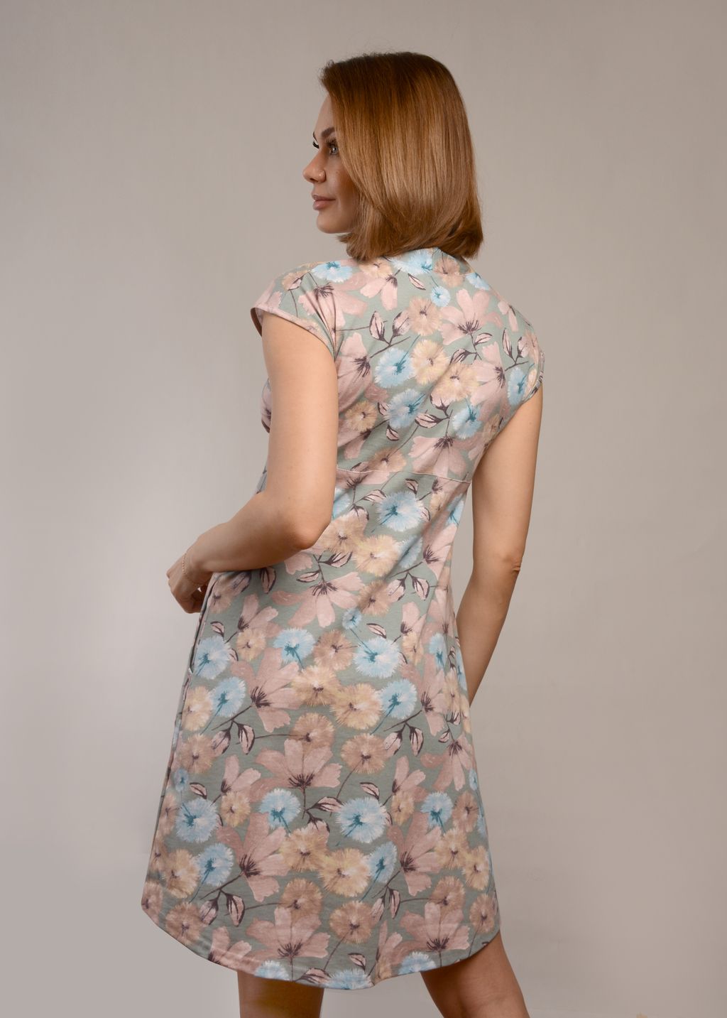 Туника-платье СИЛУЭТ (фисташковый № 33) - Ивановская трикотажная компания фото 4