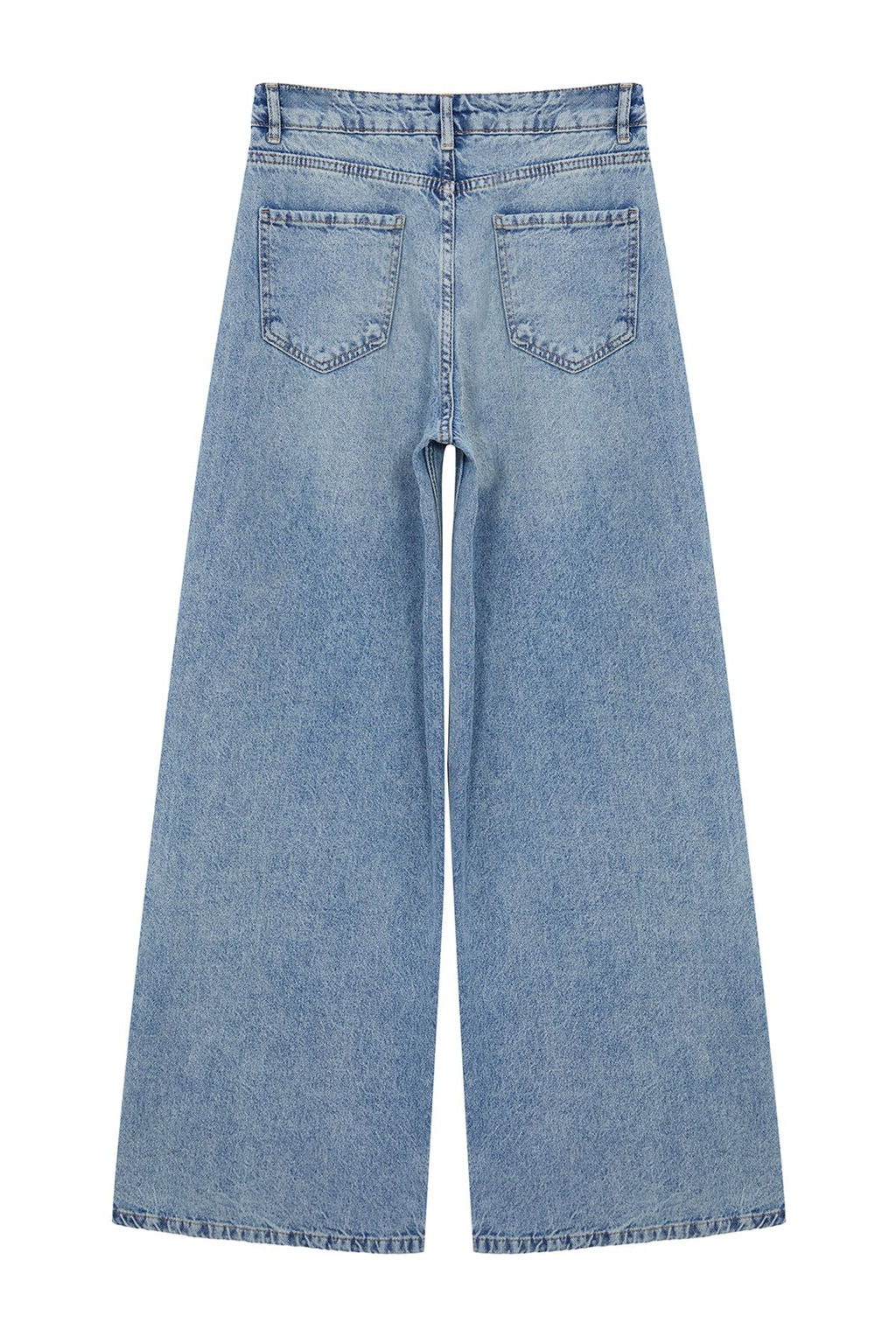 Mavi Normal Bel Ekstra Genis Paca Wide Leg Palazzo Jeans TWOAW25JE00106 - Trendyolmilla фото 7