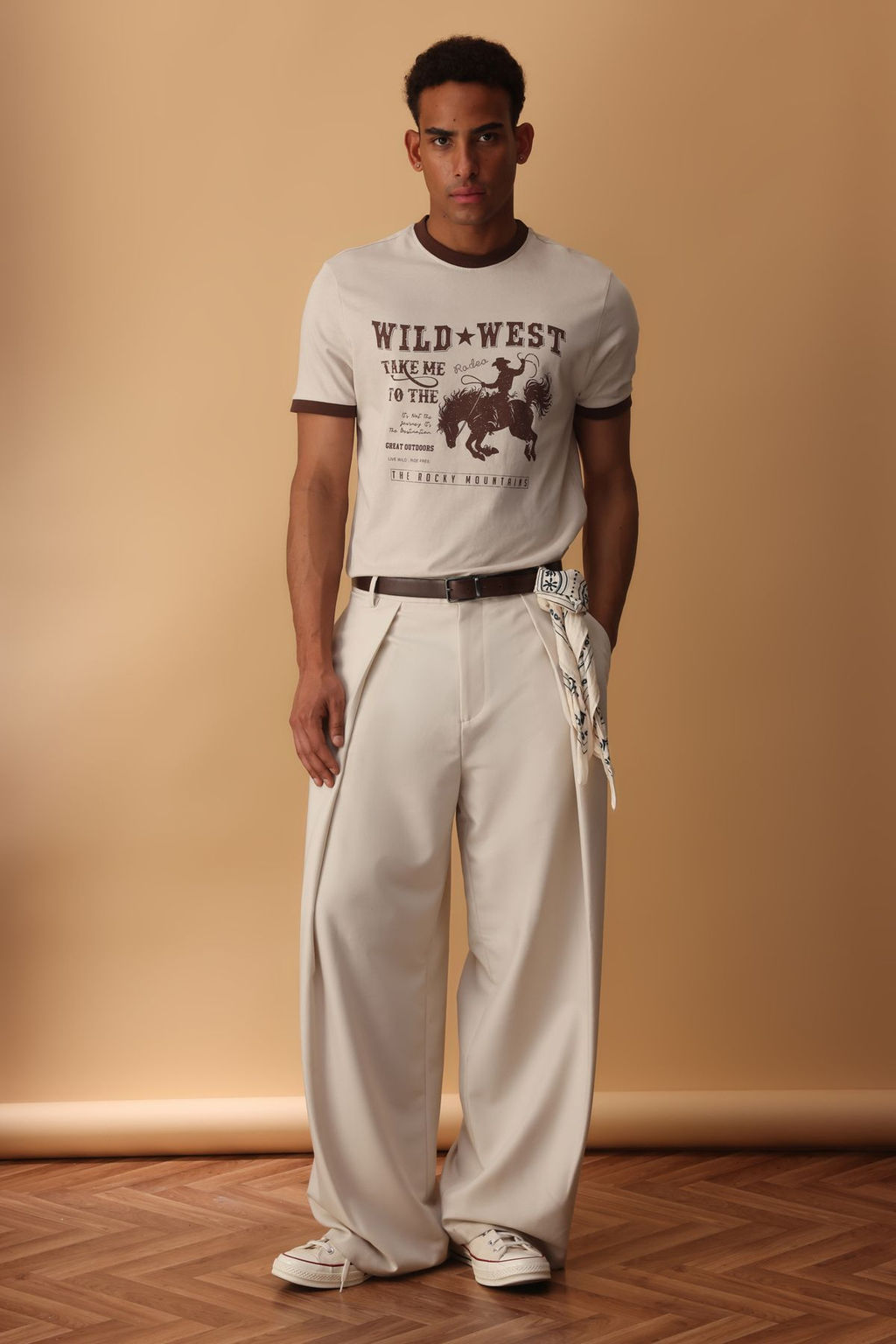 TRENDYOL MAN Tas Modern Herritage Oversize/Genis Kesim %100 Pamuklu Bask?l? T-Shirt TMNSS25TS00126 - Trendyolmilla фото 12