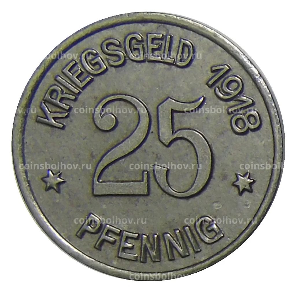 25 пфеннигов 1918 года Германия  Нотгельд Кобленц