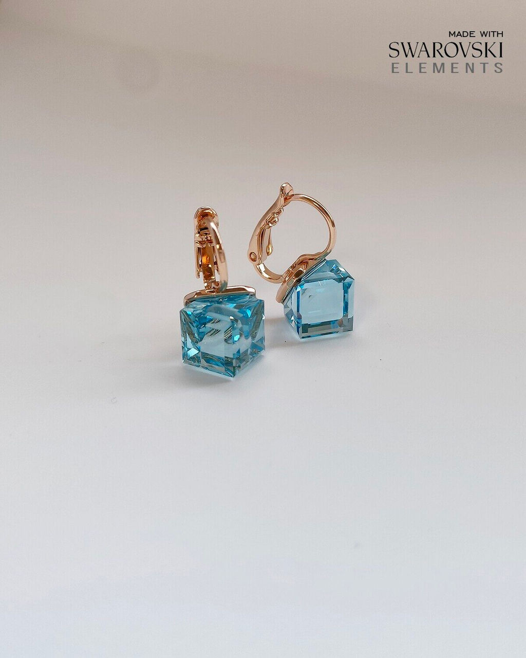 Серьги с кристаллами Swarovski