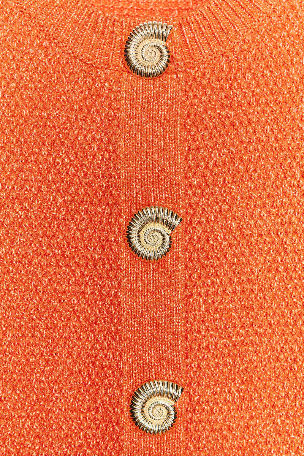 SHELL BUTTON KNIT WAISTCOAT TOP - Zara фото 14