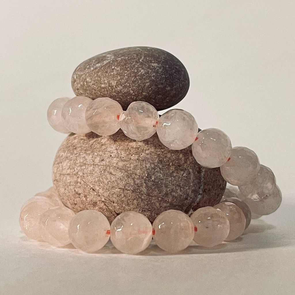 Бусы из Розового кварца огранка - Радуга самоцветов фото 3