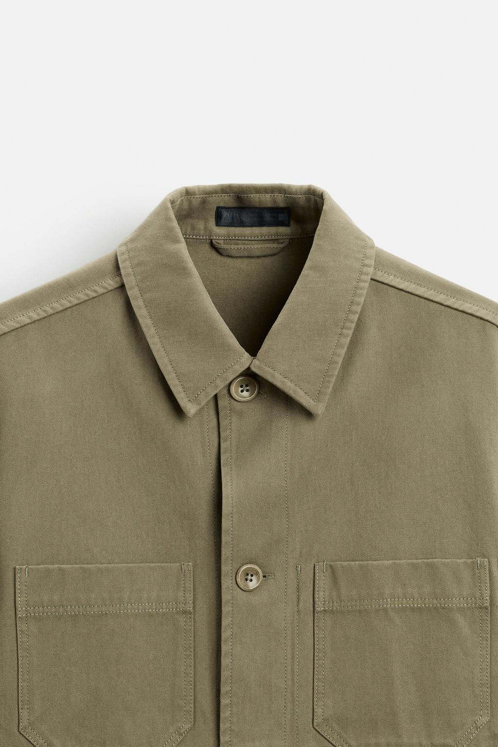 OVERSHIRT WITH POCKETS - Zara фото 9