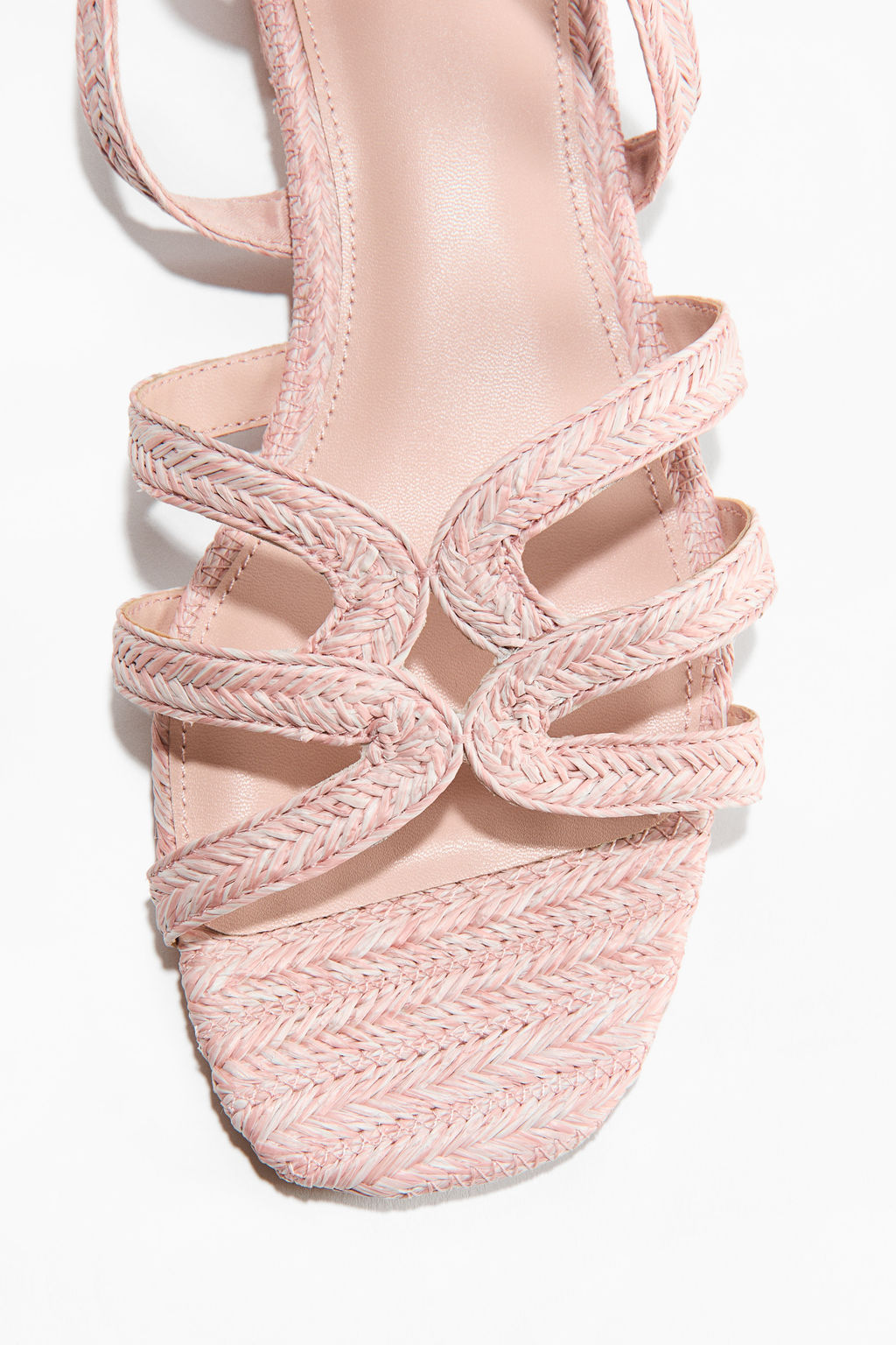 Sandalias en paja trenzada - H&m фото 8