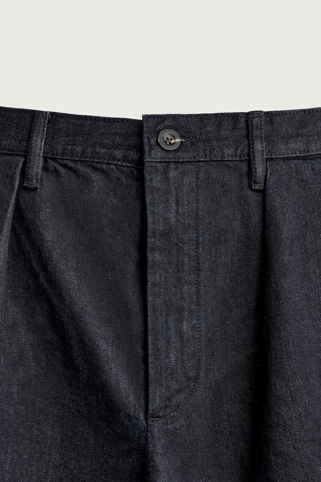 BERMUDA CHINO DENIM RELAXED FIT PLIEGUES / ?ndigo - Zara фото 8