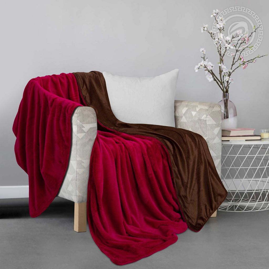 Бордо 160*210/1 шт. Пледы из искусственного меха