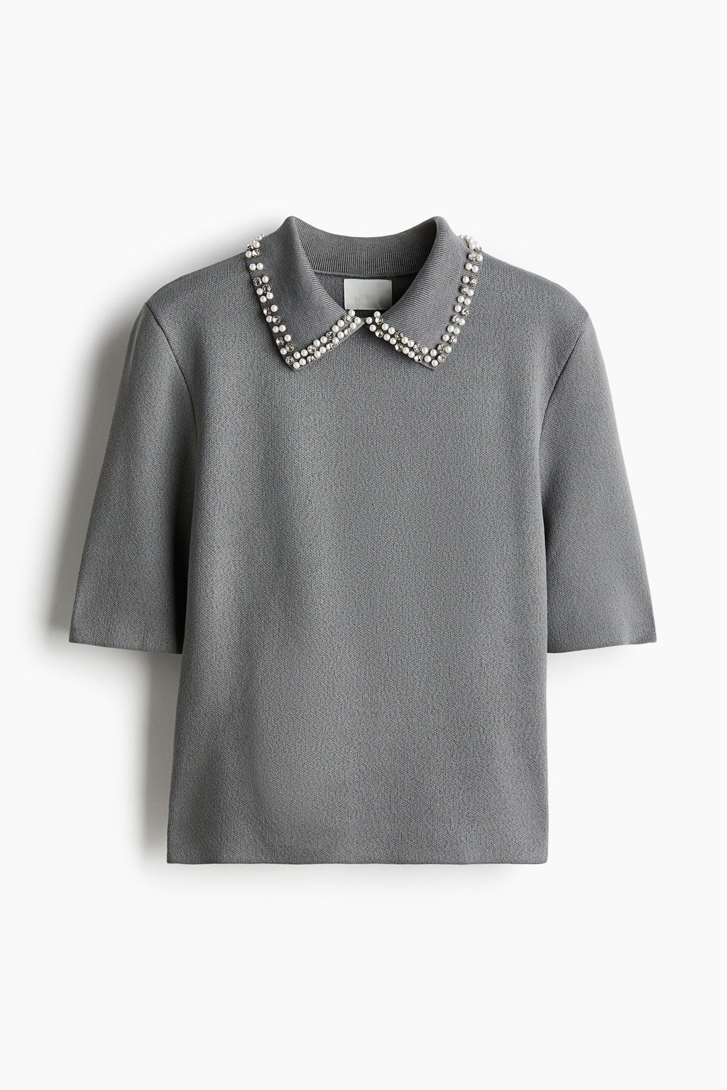 Top de punto con cuello decorativo - H&m фото 7