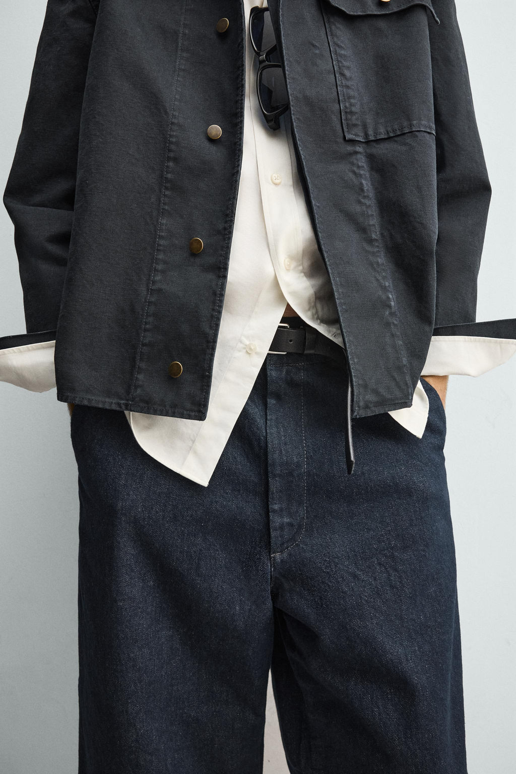 BERMUDA BAGGY FIT / Azul