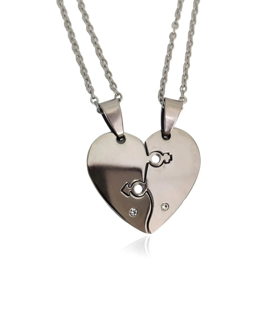 Подвеска парная Сердце