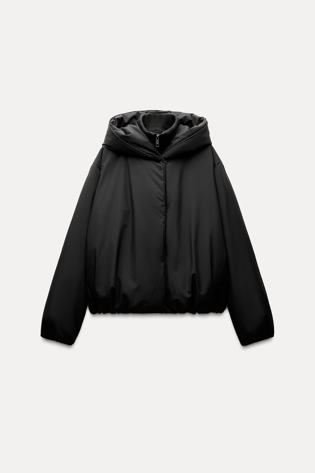 HOODED PUFFER JACKET - Zara фото 4