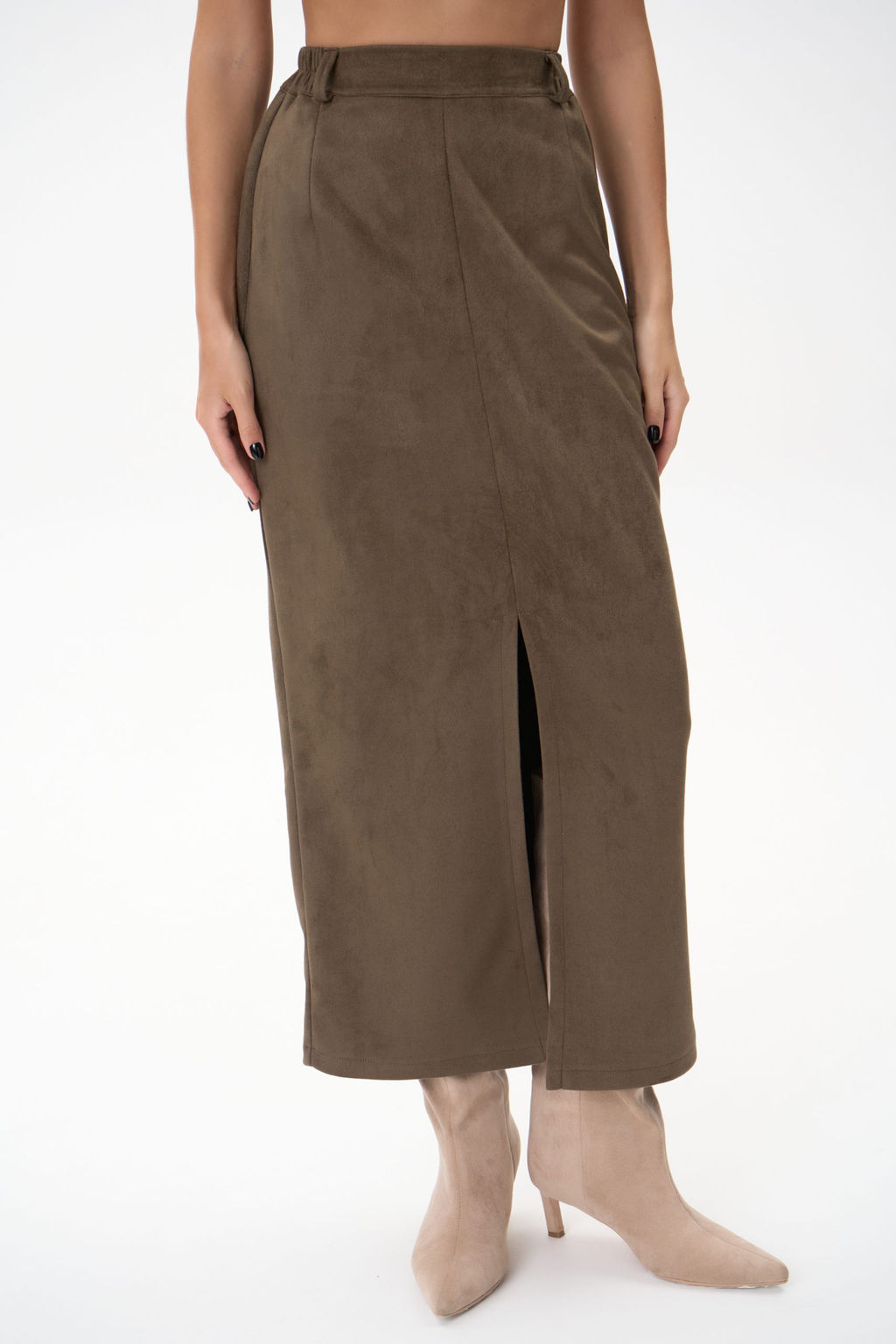 Юбка Майли (оливковый) - Эльза фото 5