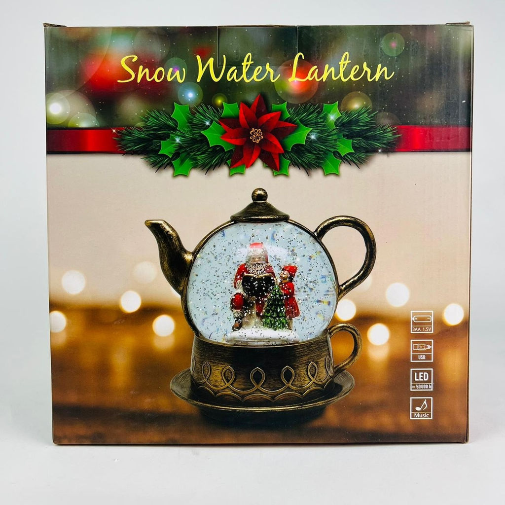 Новогодний декор Чайник стекло 18 см в ассортименте (арт. K-24) - Ип лебедев о.ю фото 2