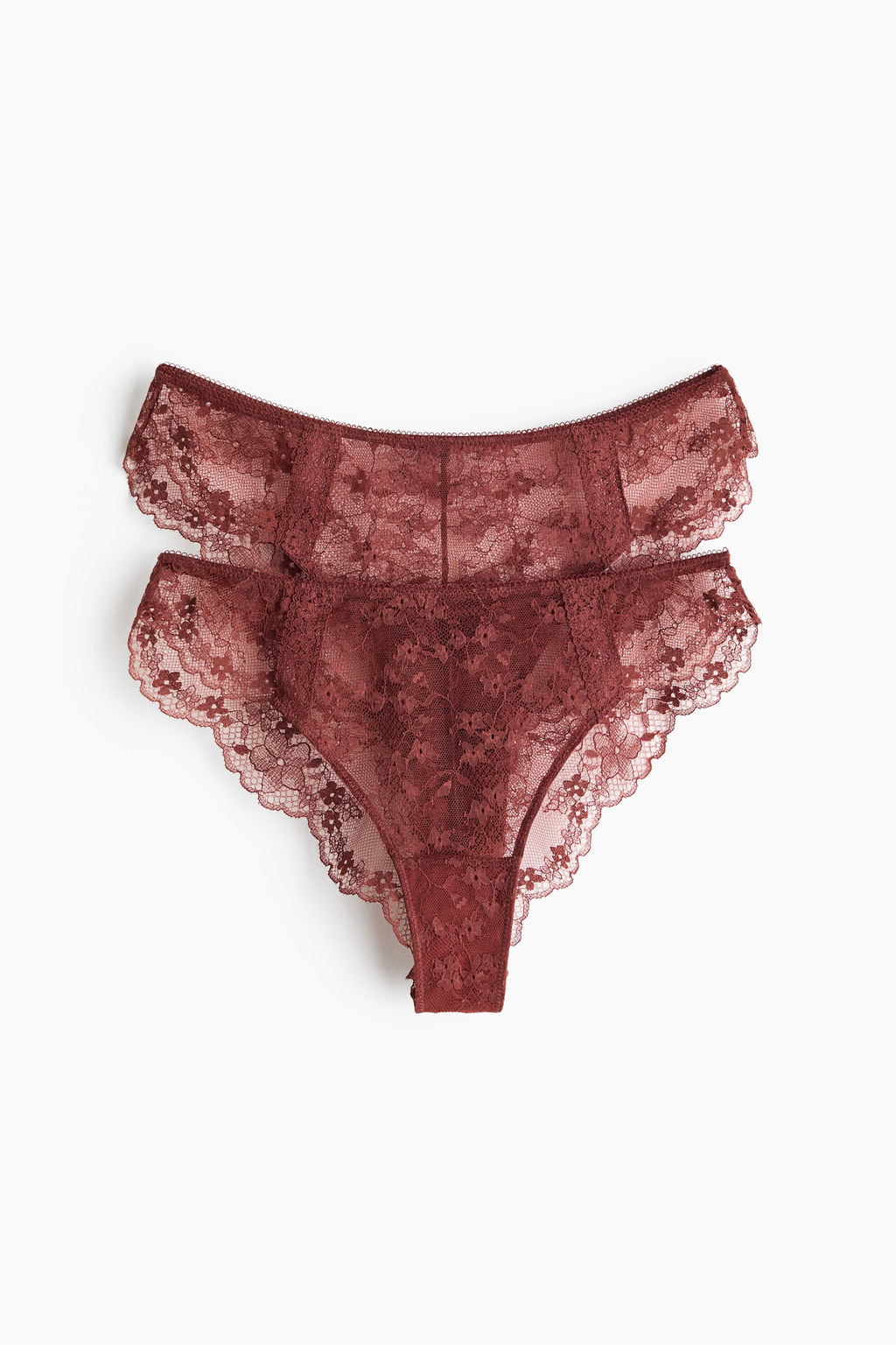 Pack de 2 bragas Brazilian de encaje - H&m фото 2