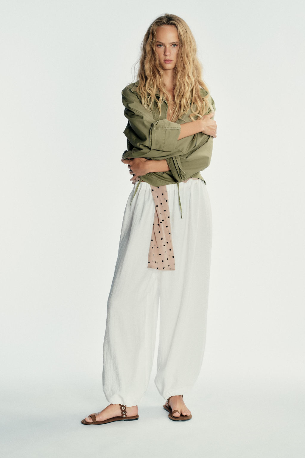 FLOWING BALLOON TROUSERS - Zara фото 9