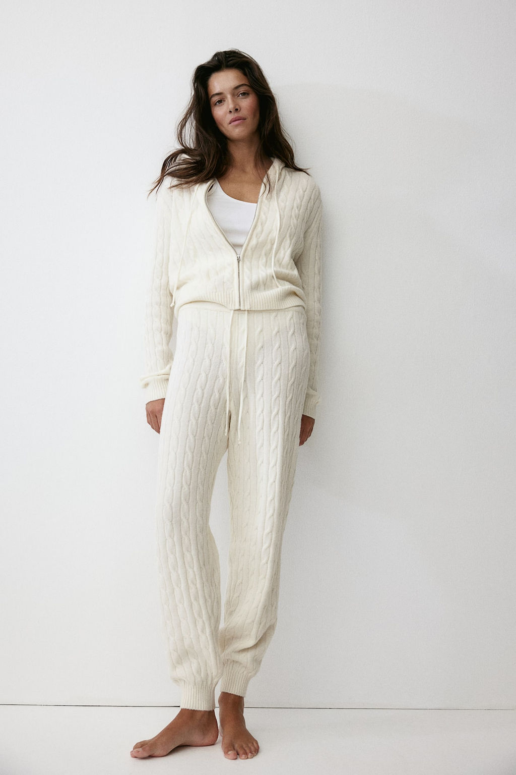 Joggers en punto trenzado - H&m фото 2