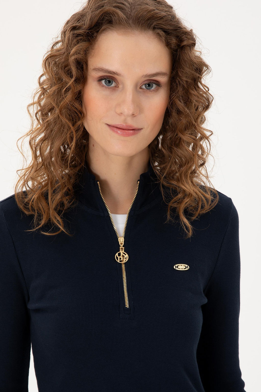 Женский темно-синий свитшот Неожиданная скидка в корзине - U.s. polo assn фото 2