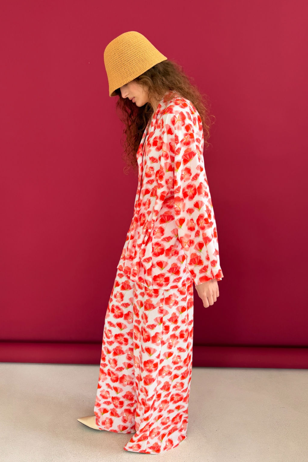 Блузка СЕТ113/02/Маки - M&G all natural фото 6