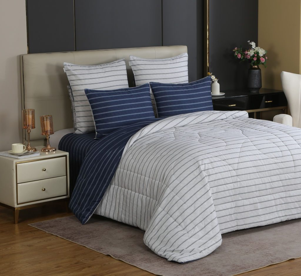 Комплект с одеялом Диксон (индиго жемчуг) Cotton - Kazanov.a. фото 3