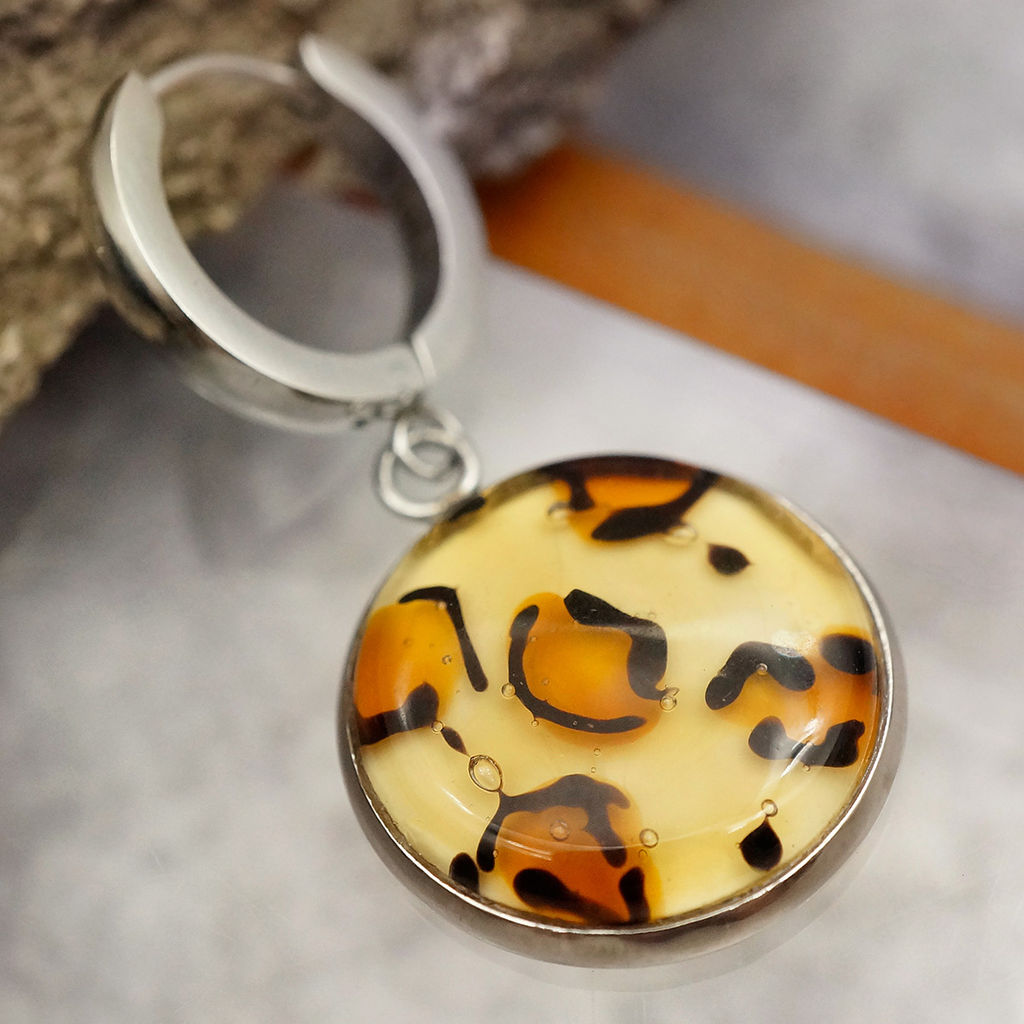 Серьги из муранского стекла LEOPARD LS3134