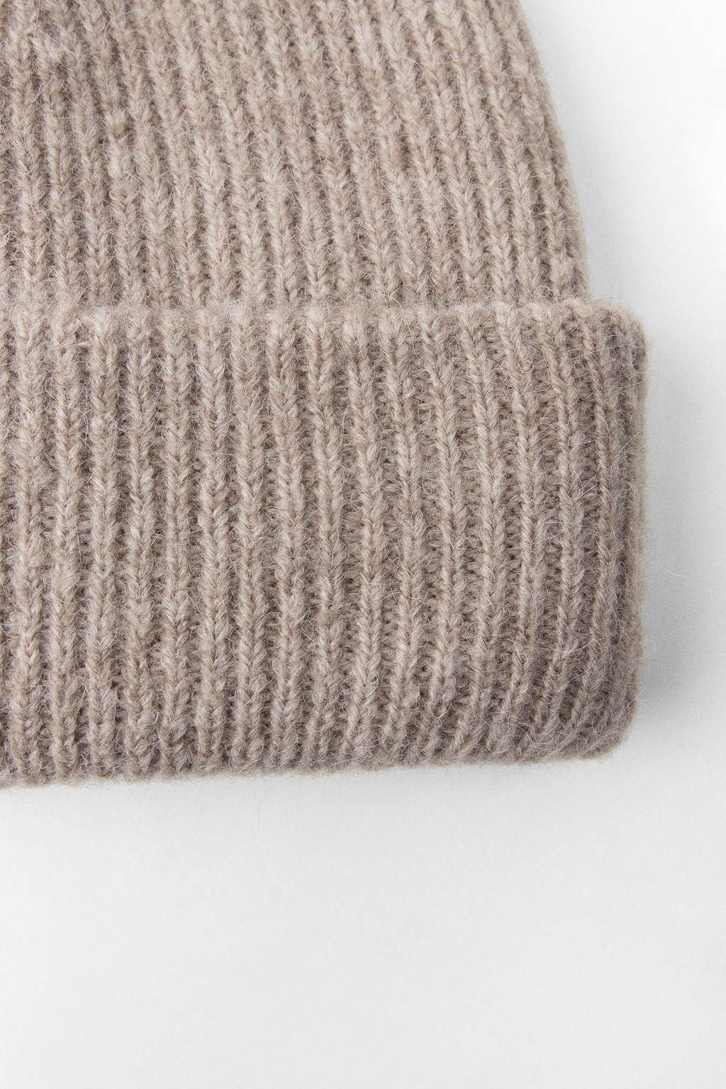 TURN-UP KNIT BEANIE - Zara фото 13