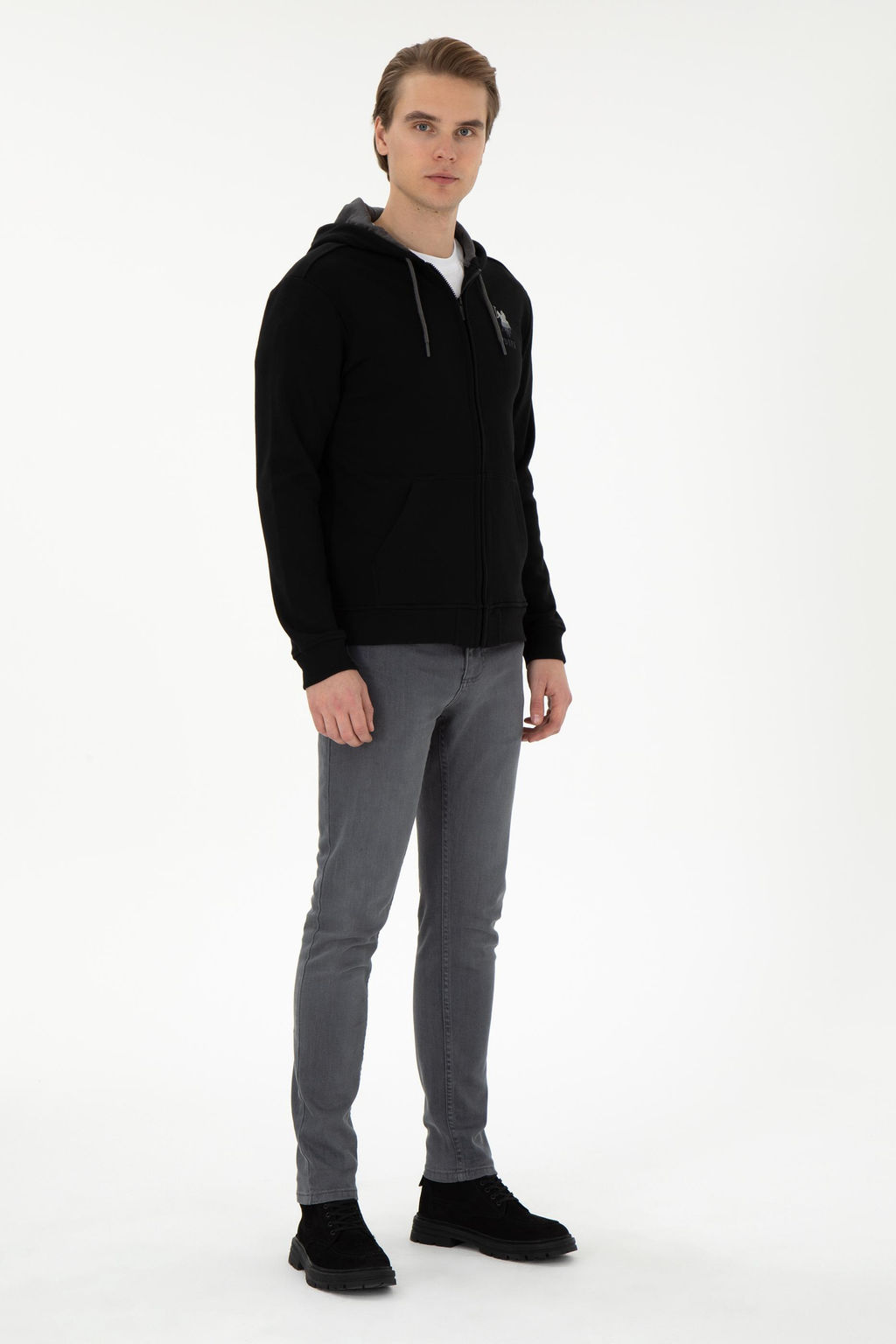 Мужские серые джинсовые брюки Неожиданная скидка в корзине - U.s. polo assn фото 3