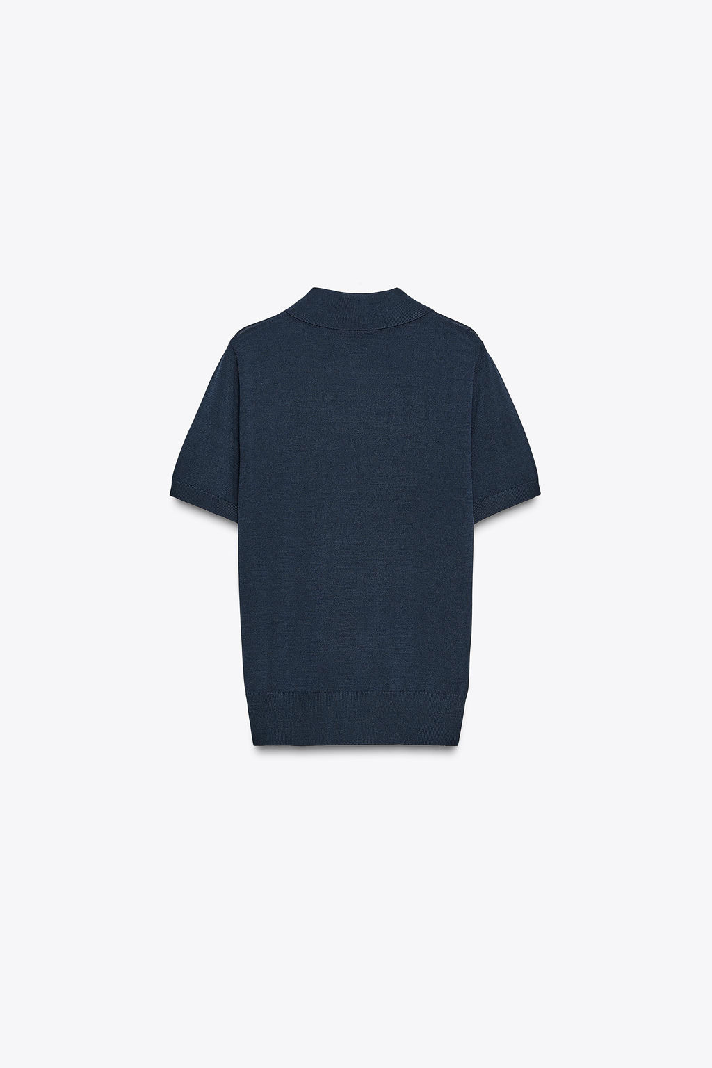SHORT SLEEVE KNIT POLO TOP - Zara фото 7