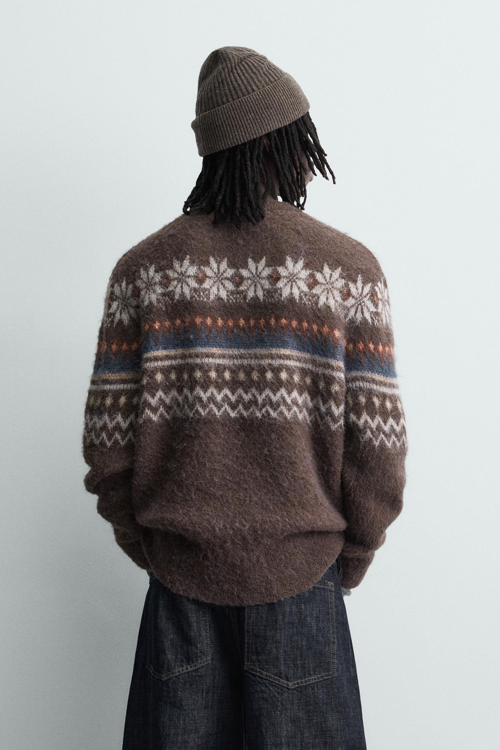 TEXTURED FAIRISLE JACQUARD JUMPER - Zara фото 3