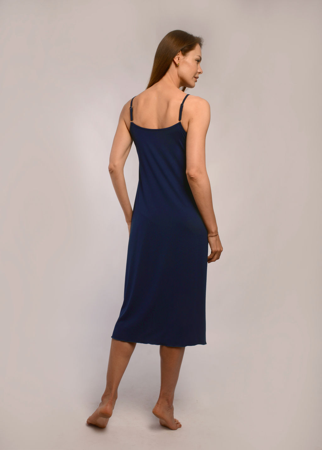 Ночная сорочка ГАБРИЭЛЬ -2 58-60 (тёмно-синий №15) - Ивановская трикотажная компания фото 3