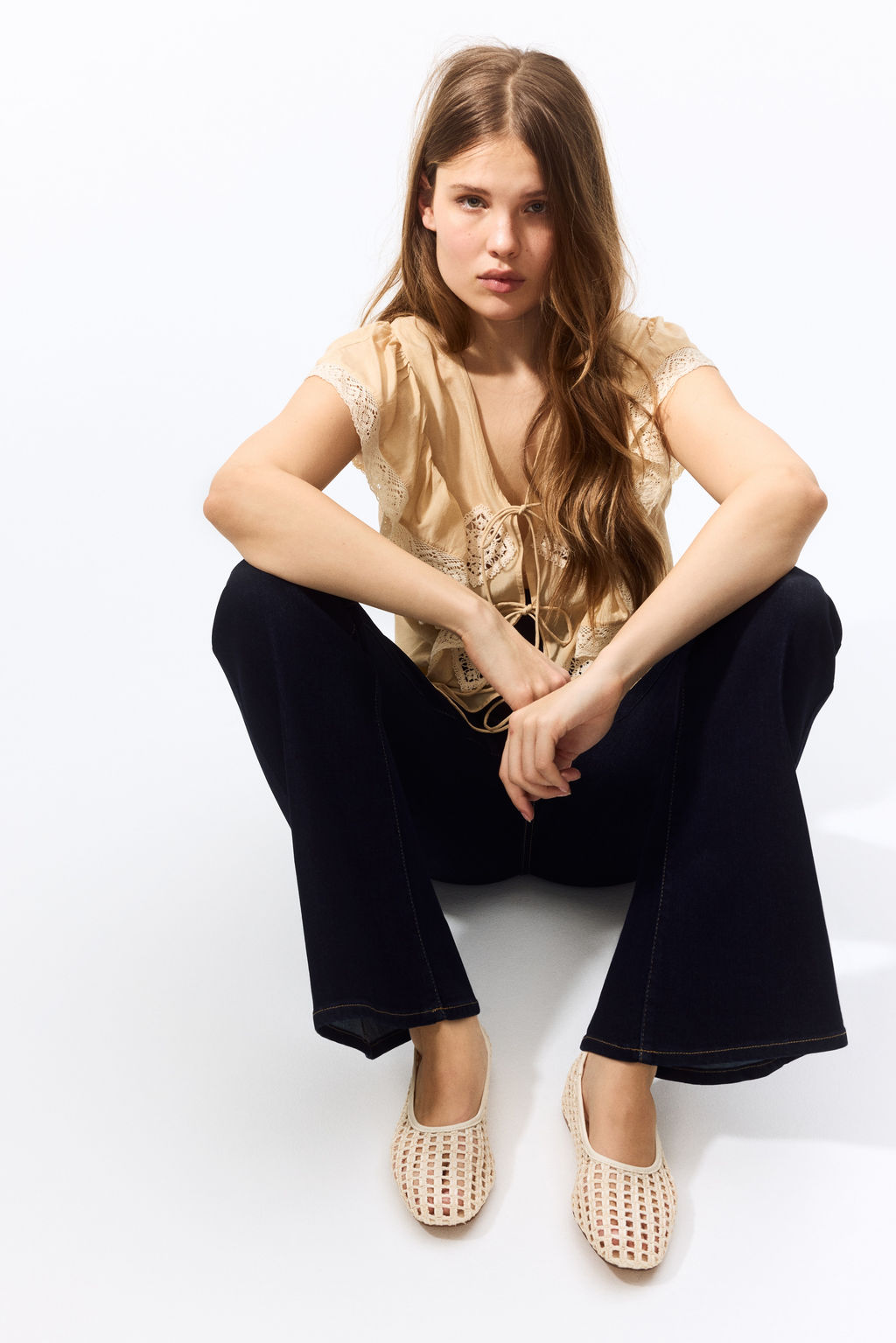 High Flared Jeggings - H&m фото 3