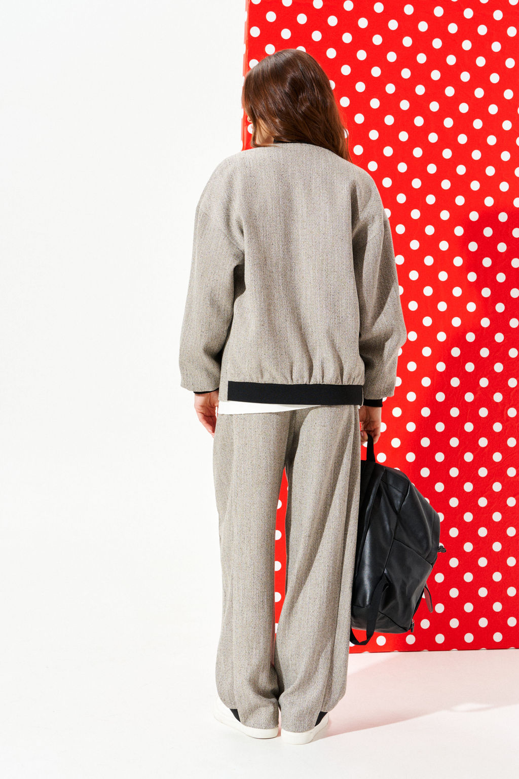 костюм женский 2-х предметный (бомбер + брюки) - Elletto фото 4